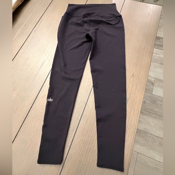 ALO YOGA 7/8 High-Waist Airbrush Legging Black Small - Picture 5 of 9